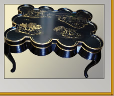 Black table
